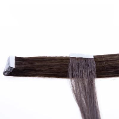 Adhesive Tape Hair Extensions Highlight Blonde 100% Real Human Hair 20PCS #P20/60 Brown 50gr