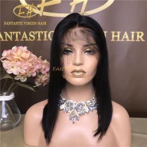 Wholesale Brazilian/Indian Virgin/Remy Human Hair Full/Frontal Lace Wig with Natural Color