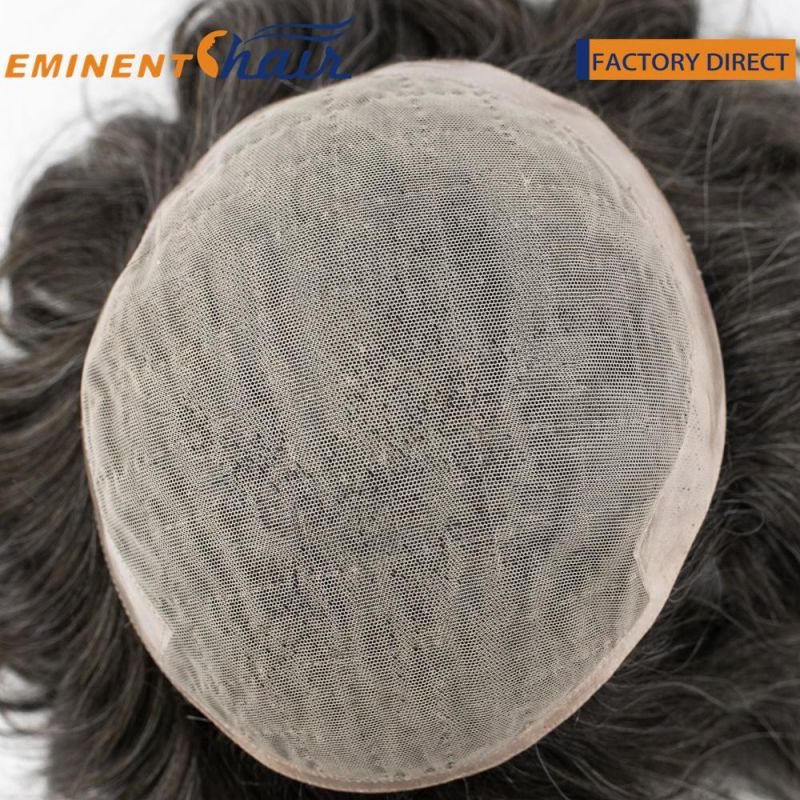 Indian Hair Custom Made Men′s Lace Wig