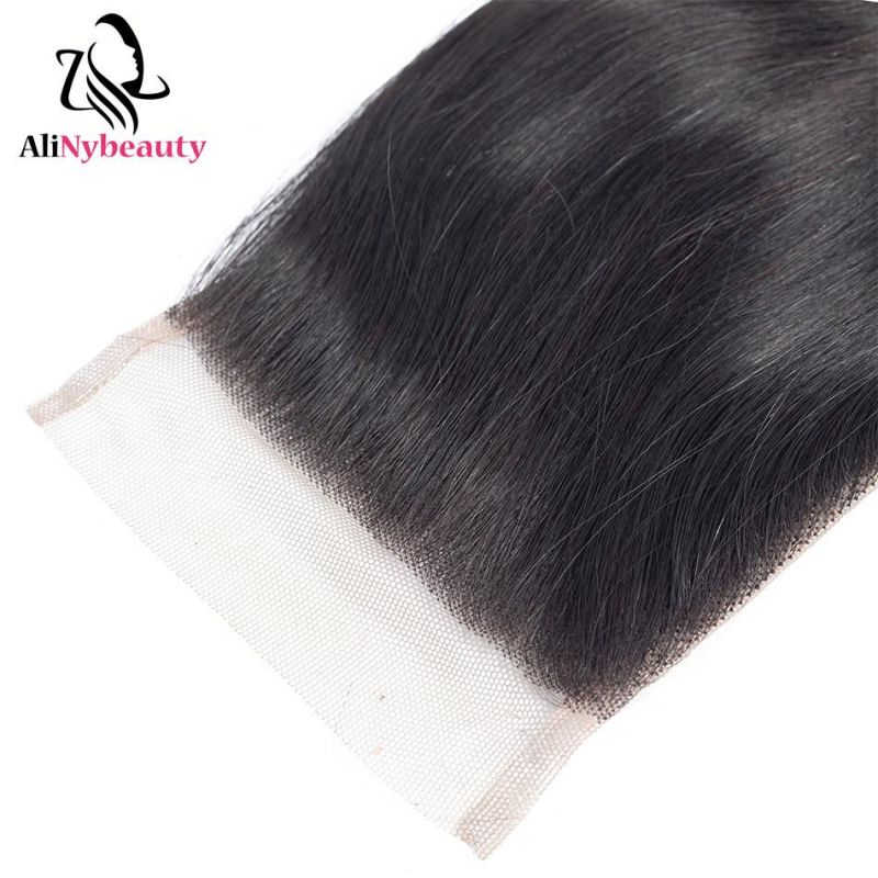 China Suppliers 100% Virgin Brazilian Straight Lace Closure