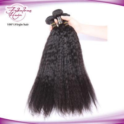 Good Quality Factory Wholesale Kinky Straight Human Hair Extensions