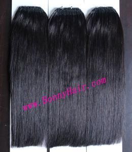 Keratin Hair Extension I Tip with Thread Human Hair Extension