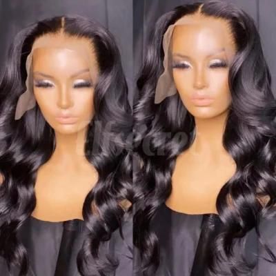 Kbeth Raw Mink Brazilian Virgin Body Wave Human Hair Transparent Lace Frontal Wig Cheap Full HD Lace Front Wig for Black Women