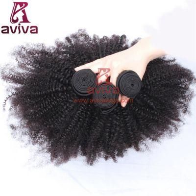 100% Top Quality Natural Mongolian Afro Kinky Curly Virgin Hair