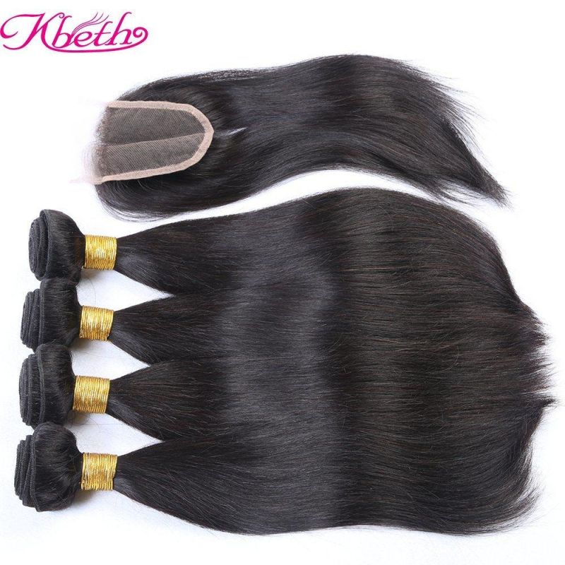 Kbeth Human Hair Weave for Girls Gift 2021 Summer Luxery Weft 100% Human Remy Good Quality Brazilian Customized Long Straight Weave Bundle Wholesale Price