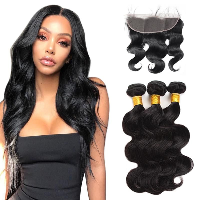 Kbeth 13*4 HD Lace Closure for Sexy Lady 2021 Fashion Factory Custom 11A 100% Virgin Remy 18inch 13*4 Body Wave Human Hair Closures in Stock