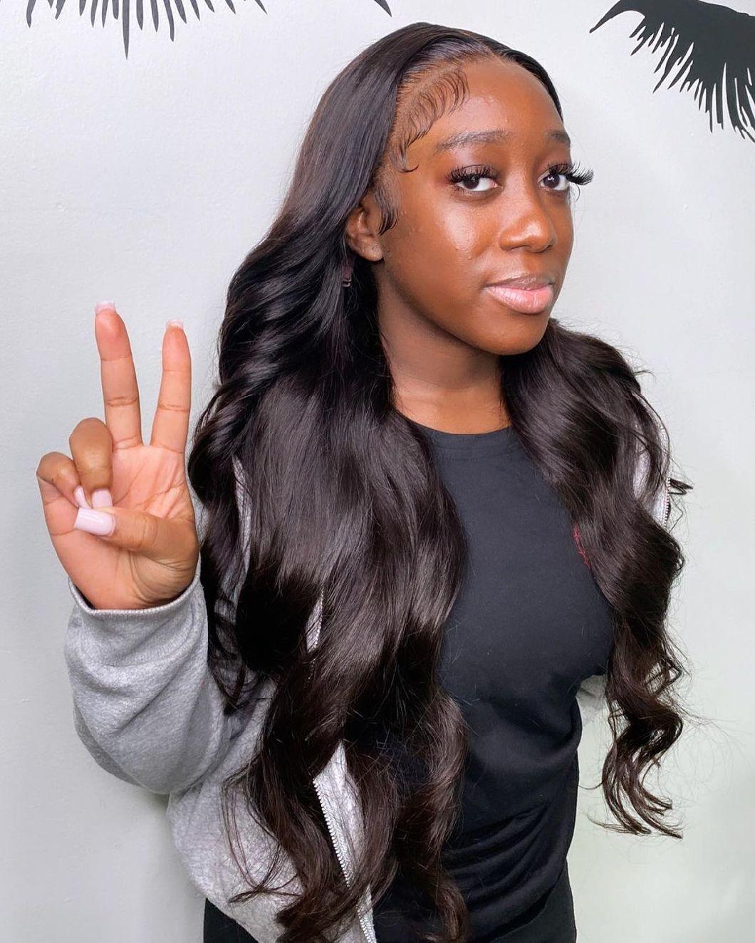 Long Hair Wig Body Wave Lace Front Human Hair Wigs for Women Brazilian Human Hair Wig 360 HD Full Lace Frontal Wig Human Hair Pre Plucked 360