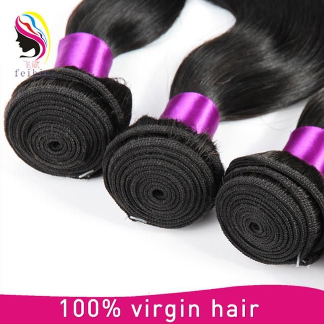 Unprocessed Human Hair Body Wave Style Peruvian Hair Bundles