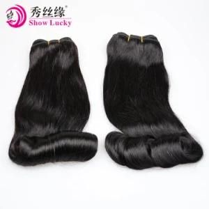 Raw 100 Full Cuticle Malaysian Virgin Remy Fumi Roll Egg Curls Human Hair Weft Weave Extensions