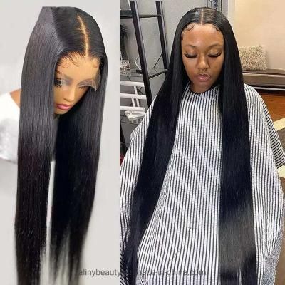 Wholesale Cheap Straight Brazilian Virgin Human Hair 360 Full HD Lace Frontal Wig with Baby Hair Lace Front Wig for Black Women
