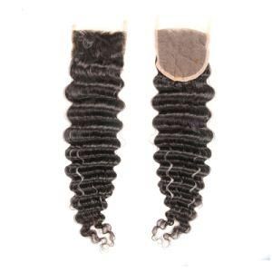 Double Drawn Best Brazilian Virgin 4X4 Deep Wave Hair Closure