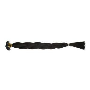 Pre-Bonded Human Keratin Flat Tip Hair Brazilian Natural Remy Double Drawn Extension