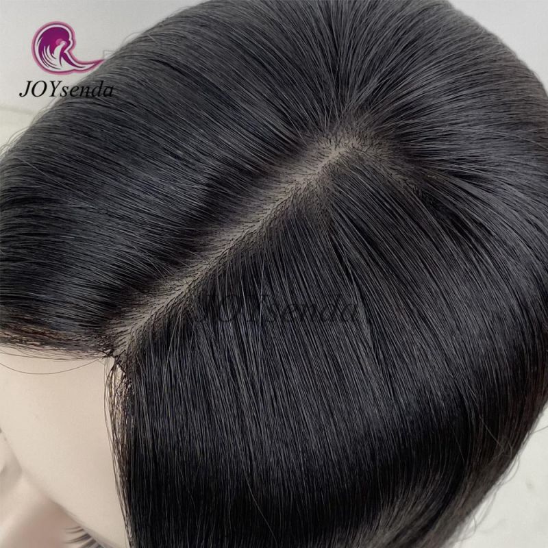 None Lace End Same Thickness 4*4 Silk Base Top Kosher Jewish Wigs Virgin European Human Hair Silky Straight Kosher Wigs Manufacturer