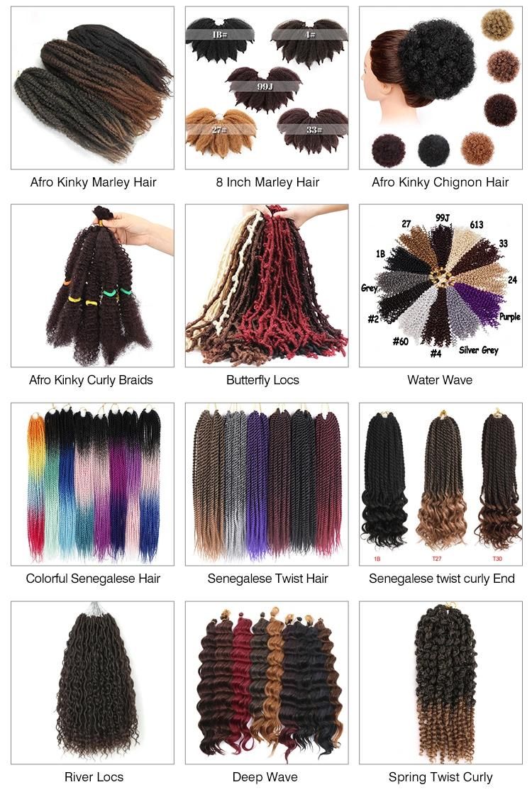 5 Clips in Ombre Long Straight Synthetic Crochet Hair Ponytails Hair Pieces Hair Extensions for Women