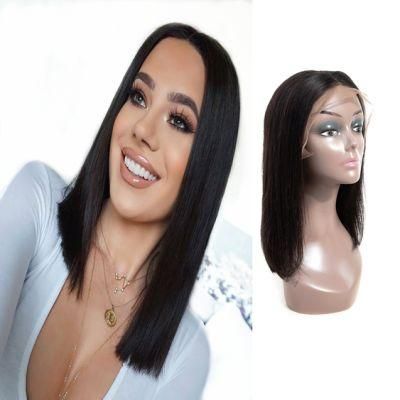 Hot Sale Virgin Brazilian Hair Glueless Lace Frontal Wigs Human Hair