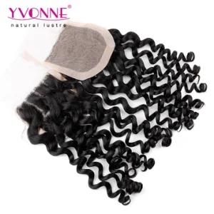 Italian Curly Brazilian Virgin Hair Silk Base Closure