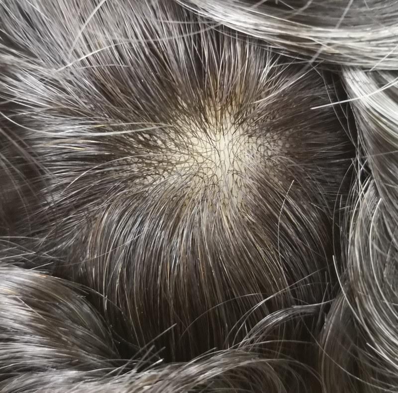 2022 New Design Natural Men′ S Human Hair Super Thin Hair Replacement