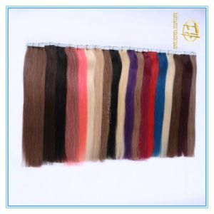 Customized Color High Quality Double Drawn Tape Hairs Extension Hairs with Factory Price Ex-049