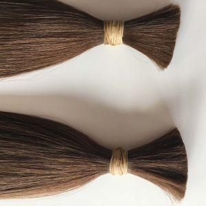 #4 Silky Straight Cuticle Virgin Remy Brazilian Human Hair Bulk Extensions