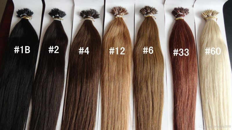 Pre-Bonded Remy Human Hair 1g/Strand Hair Straight Nano Ring 100g Colorful Nano Ring Hair Extension