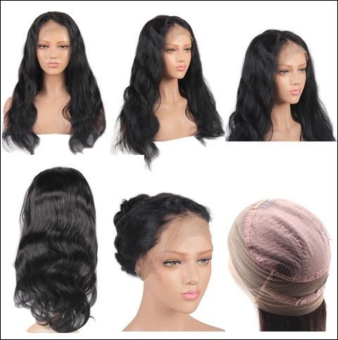 100% Human Hair Wigs Curly Transparent Front Lace Wig