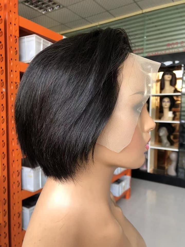 13*4 Brazilian Human Hair Bob Lace Front Wig for Black Women