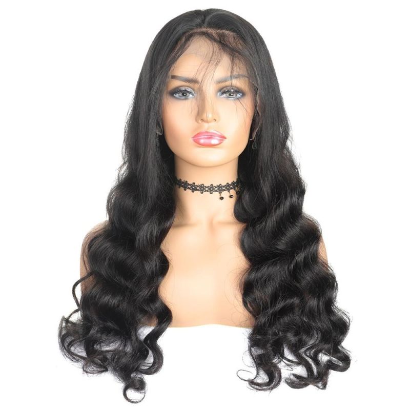 Kbeth Wig Human Hair Body Wave Virgin Extension Weave Hair 100% Virgin Brazilian Natural Remy Hair Wigs with HD Lace Closure