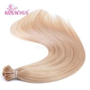 Premium 100% Human Hair Keratin I Tip Hair Extension