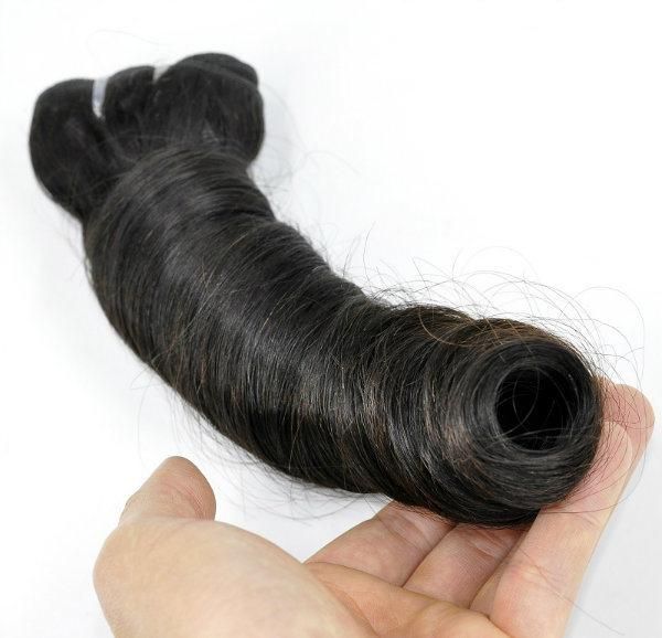 Peruvian Spring Curly Unprocessed Virgin Hair for Salon (Grade 9A)