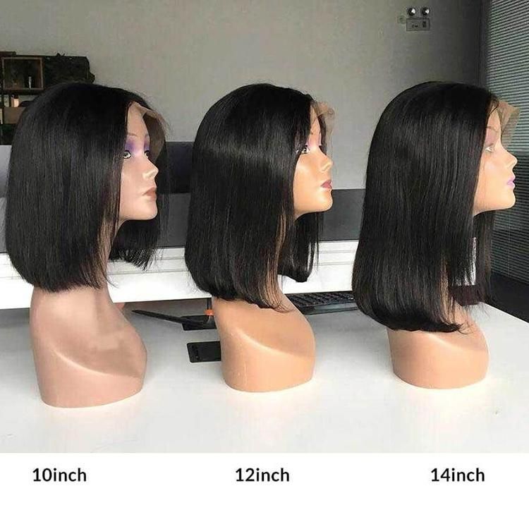 13*4 Brazilian Human Hair Bob Lace Front Wig for Black Women