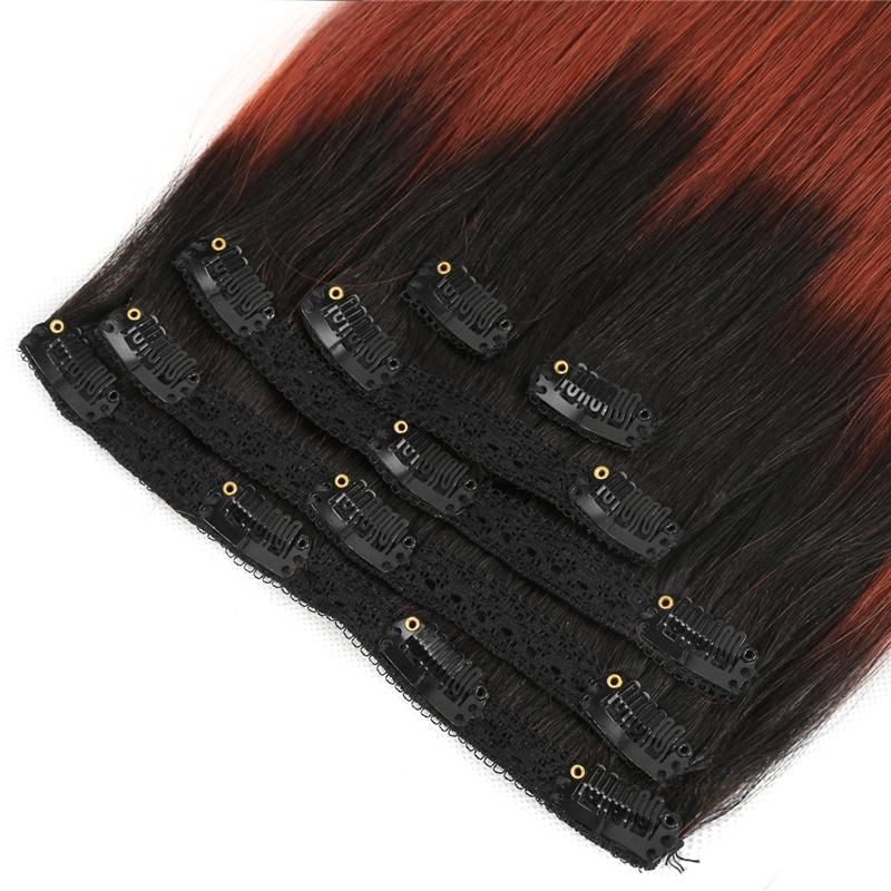 Unprocessed 100% Remy Cheap Double Drawn Cuticle Aligned Human Hair Clip in Hair Extension