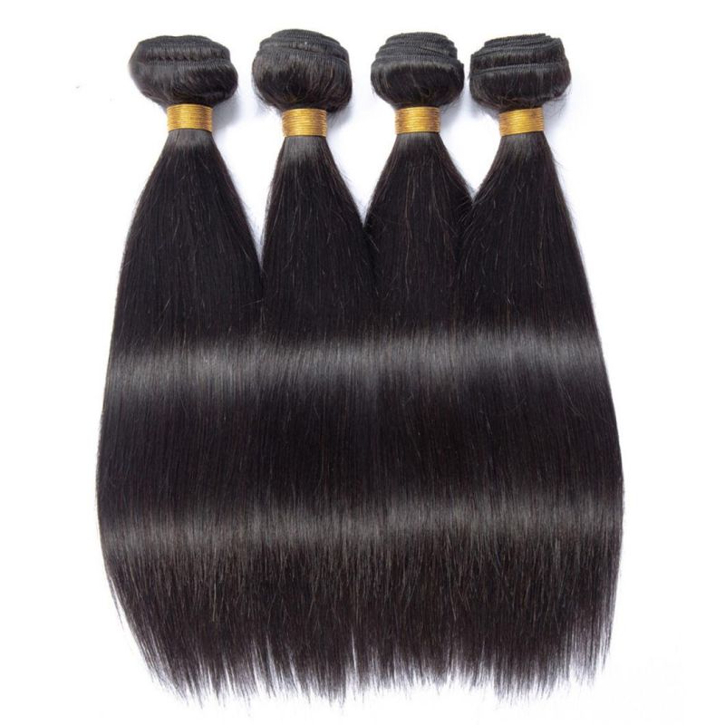 Straight Brazilian Hair Weave Bundles Natural Black Human Hair Extension Brown Bundles Remy Hair Weaving #2 #4