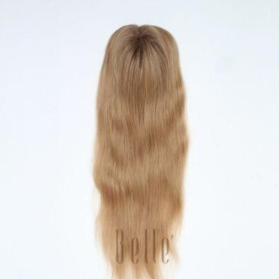 Mono Topper with Top Quality Virgin Hair Hand Tied