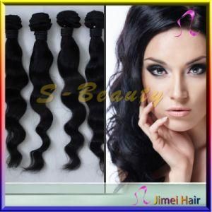 Charming Wavy Brazilian Virgin Hair Loose Wave Weaving Extension