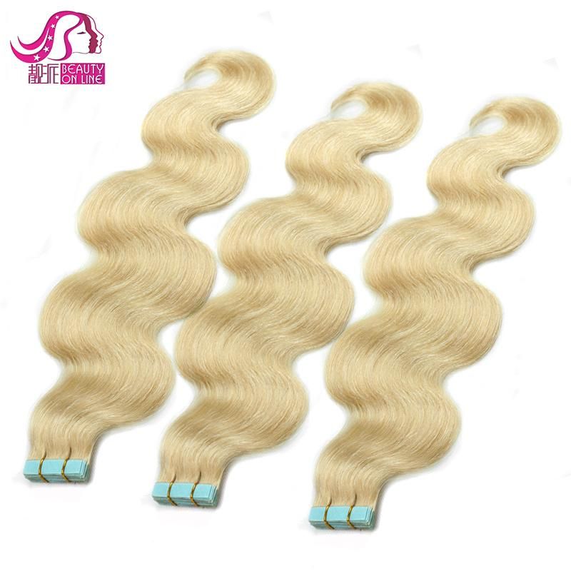 Human Hair Skin Weft 8-30inch Remy Tape Hair Extensions