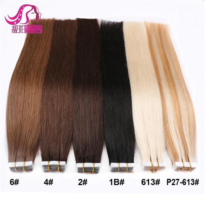 Brazilian Virgin Human Hair Type and Skin Weft Hair Extension Type Ombre Remy Tape Hair Extension