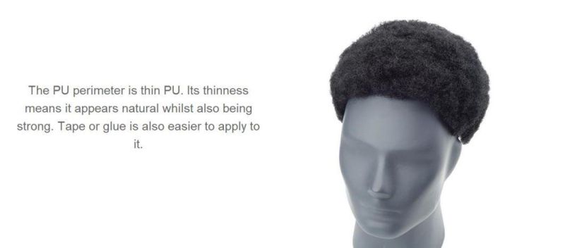 Men′s Medium Density Afro Cap - High Quality Wig