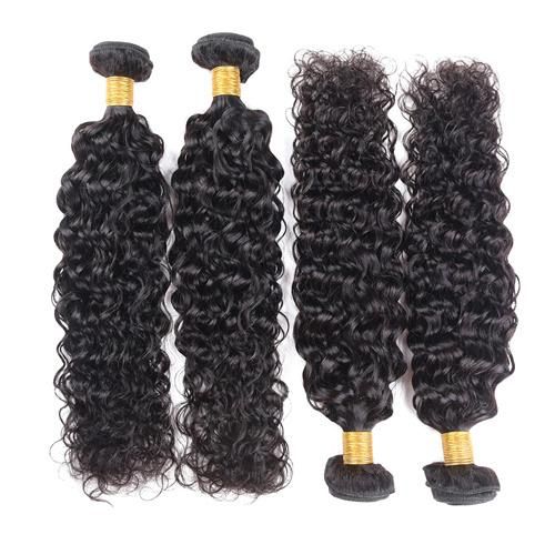 Brazilian Water Wave Human Hair Bundles Water Wave Hair Extension