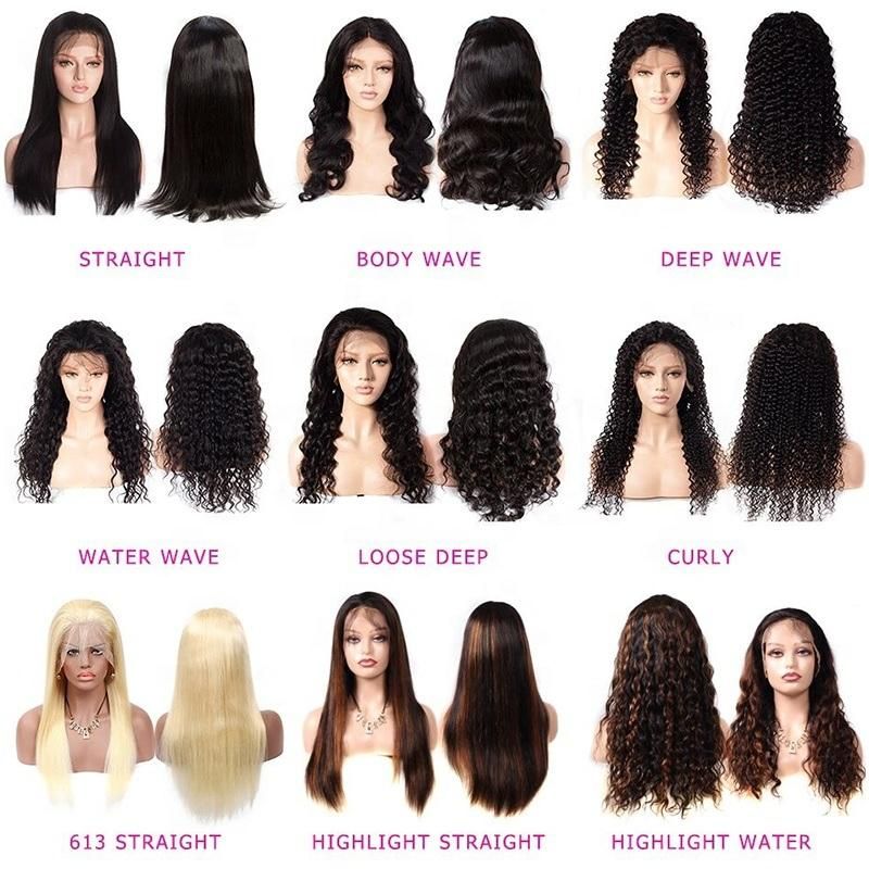 Cheap Wholesale Hair Wigs Human Lace Front Closure Body Wave Full Virgin Brazilian Cuticle Aligned Lace Closure Human Hair Wig