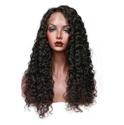 Fashion Full Density Curly 100% Remy Human Hair Wig Lace Frontal Wig
