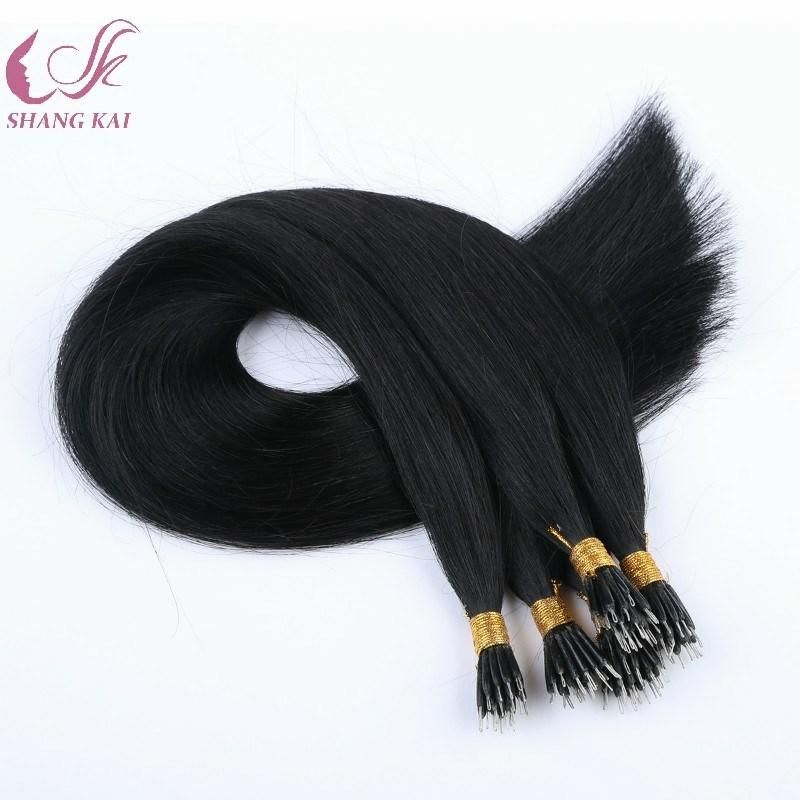 Factory Wholesale Russian Virgin Remy Mirco Ring Nano Ring Hair Extensions