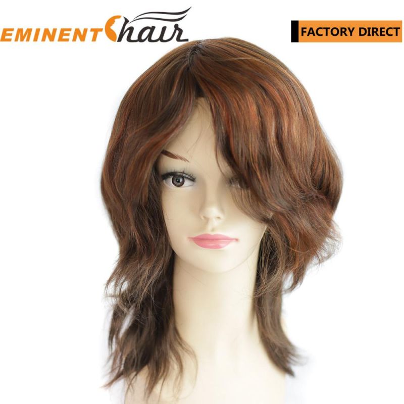 Custom Made Lace with Clear PU High Quality Women Virgin Hair Lace Wig