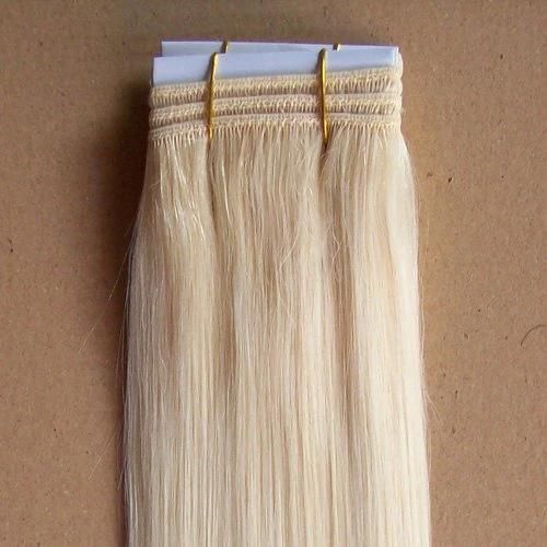 Virgin Hair Remy Hair Blonde Color Hair Weft Human Hair Extension