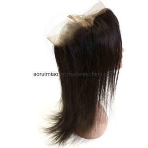 360 Swiss Lace Frontal Closure Wig Malaysian Virgin Straight Human Hair