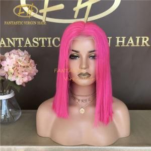 Top Quality Brazilian/Indian Virgin/Remy Human Hair Full/Frontal Lace Bob Wig with Amazing Color
