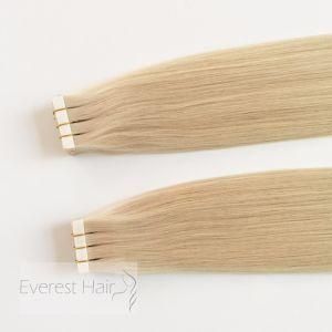 1001 Blond PU Weft Tape Skin Weaving Brazilian Remy Human Hair