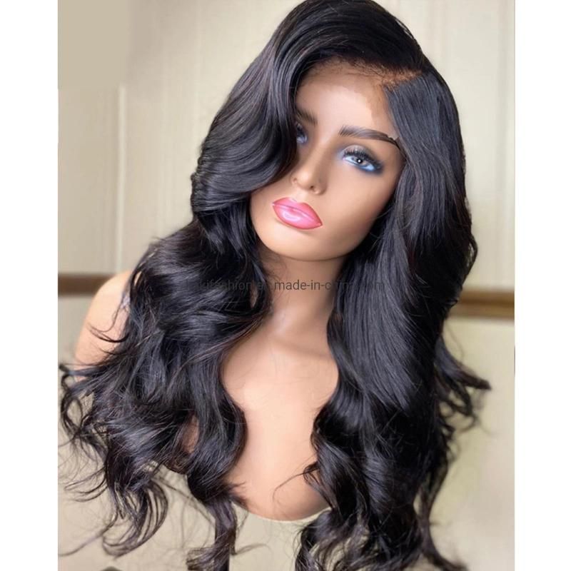 Cheap High Temperature Heat Resistant Synthetic Fiber Synthetic 1b# Body Lace Frontal Wig