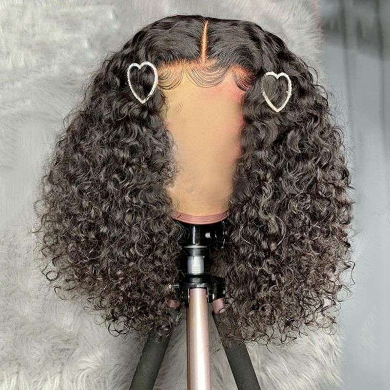 150% Curly Human Hair Wig Orange Blue Green Kinky Curly Lace Front Wig Brazilian Preplucked Colored Human Hair Wigs for Women