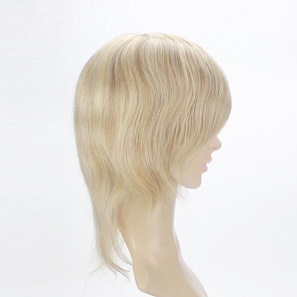 Lw4058 Full Mono Cap Wig with Stretch Lace on Crown