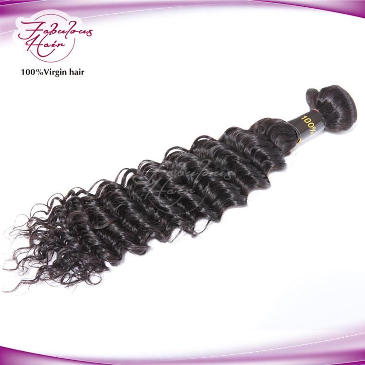 Factory Unprocessed Remy Deep Wave Virgin Brazilian Hair Bundles